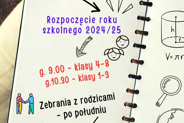 Rozpoczęcie roku szkolnego 2024/2025